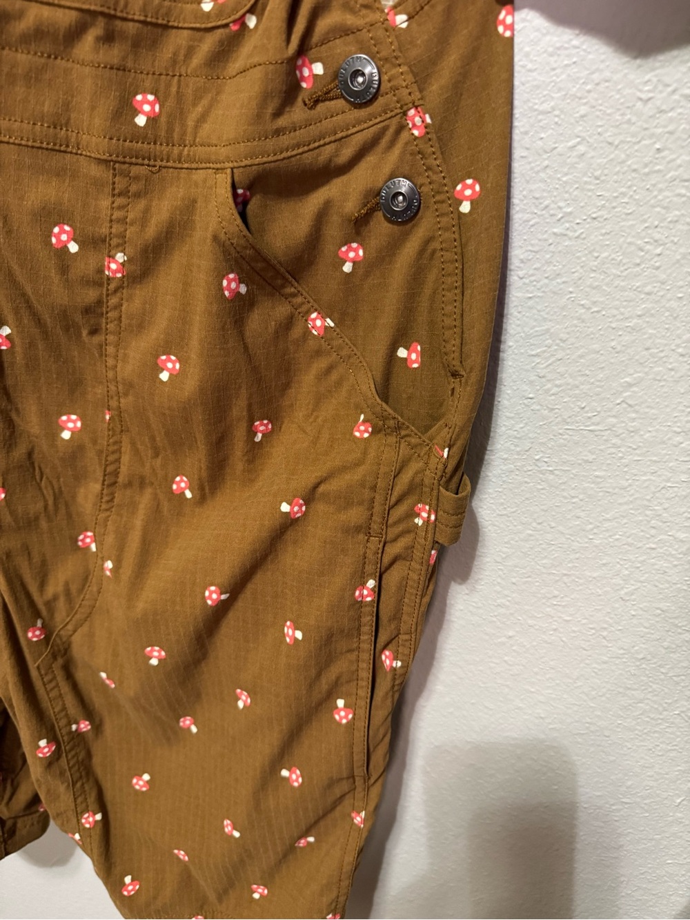 Duluth Women’s Brown mushroom Overalls Jumpsuit - Picture 5 of 7